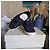 John Galliano Sneakers Basse in Scamosciato Blu Navy - vista 7