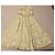 Autre Marque Vestido largo Isabel Garcia verde con flores blancas Blanco - vista 9