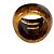Autre Marque Milor Italy Statement Ring 14K Gold Tigerauge EU 62 Braun - Ansicht 7