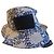 JW Anderson Cappello Bucket Monogramma Blu e Bianco