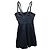 Abito corto in denim Guess con spalline e cerniera Blu