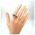 Anello anniversary da donna Cartier in oro bianco 18K con diamante - vista 2