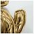 Spilla Chanel Vintage Gold Matelassé D'oro - vista 5