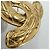 Spilla Chanel Vintage Gold Matelassé D'oro - vista 6