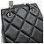 Timeless Borsa a tracolla Chanel in pelle nera trapuntata Nero - vista 6