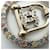 Spilla Chanel placcata oro con strass Multicolore D'oro - vista 5