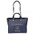 Borsa Tote Chanel Deauville MM Blu Blu navy