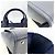 Borsa Tote Chanel Deauville MM Blu Blu navy - vista 7
