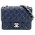Borsa a tracolla mini matelassé da donna Chanel Blu