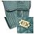 Portafoglio con catena matelassé verde Chanel - vista 6
