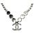 Collar Chanel con strass - vista 2