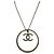 Collana Chanel in strass oro e rosa da donna D'oro - vista 2
