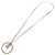 Collana Chanel in strass oro e rosa da donna D'oro - vista 5