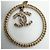 Collana Chanel in strass oro e rosa da donna D'oro - vista 8