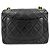 Borsa a Spalla Chanel Mini Matelasse Nero - vista 2