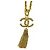 Timeless Chanel Vintage Goldkette für Damen Golden - Ansicht 2