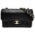 Borsa a tracolla Chanel Matelassé 23 Nero