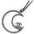 Collana Chanel in strass argento