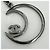 Collana Chanel in strass argento - vista 7