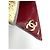 Spilla fiore Camelia Chanel Argento Rosso D'oro - vista 6