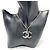 Timeless Collana Chanel in strass argento - vista 3