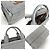 Céline Borsa cabas Thais Triomphe piccola da donna Celine Bianco Blu navy - vista 7