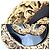 Broche Vintage Chanel com o Logotipo Coco Preto Dourado - vista 4