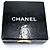 Broche Vintage Chanel com o Logotipo Coco Preto Dourado - vista 6