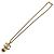 Collana con pendente Chanel Vintage Gold D'oro - vista 5