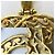 Collana con pendente Chanel Vintage Gold D'oro - vista 6