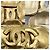 Broche Chanel Vintage Clover Dourado - vista 5