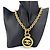Collana Chanel Vintage Nero D'oro - vista 2