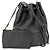 Borsa Chanel in pelle di vitello martellata nera Nero