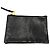 Borsa Chanel in pelle di vitello martellata nera Nero - vista 12