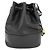 Borsa Chanel in pelle di vitello martellata nera Nero - vista 2