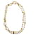 Collana lunga vintage Chanel Multicolore D'oro