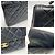 Borsa Chanel Matelassé nera in pelle di vitello granulata oro Nero - vista 9