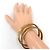 Timeless Bracciale Chanel Vintage placcato oro D'oro - vista 2