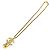 Collana con pendente Chanel Vintage Gold D'oro - vista 5