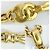 Collana con pendente Chanel Vintage Gold D'oro - vista 7
