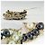 Broche de mujer Chanel en negro, dorado y blanco - vista 5