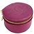 Estuche de joyas de piel de ternera texturizada rosa Chanel