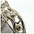 Spilla in argento Chanel con perla finta e strass - vista 6