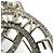 Spilla in argento Chanel con perla finta e strass - vista 8