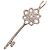 Collana con pendente a chiave intrecciata in oro rosa 18K da donna Tiffany & Co.