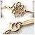 Collana con pendente a chiave intrecciata in oro rosa 18K da donna Tiffany & Co. - vista 8