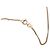 Collana con pendente Chanel Gold CC placcato oro strass e resina D'oro - vista 5
