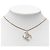 Collana con pendente Chanel Gold CC placcato oro strass e resina D'oro - vista 6