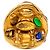Orecchini a clip Chanel Gold Gold Plated Gripoix Cabochon D'oro - vista 3