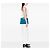Hermès Blue Clemence Kelly II Retourne 32 - vista 7